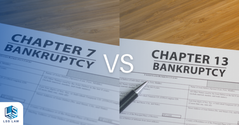 Illustrating the differences between chapter 7 bankruptcy vs 13.