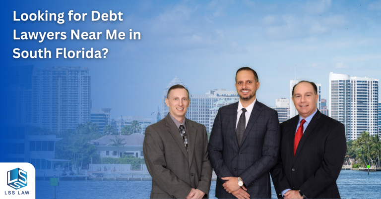 Image of debt lawyers near me in South Florida, ready to assist clients in debt with bankruptcy.