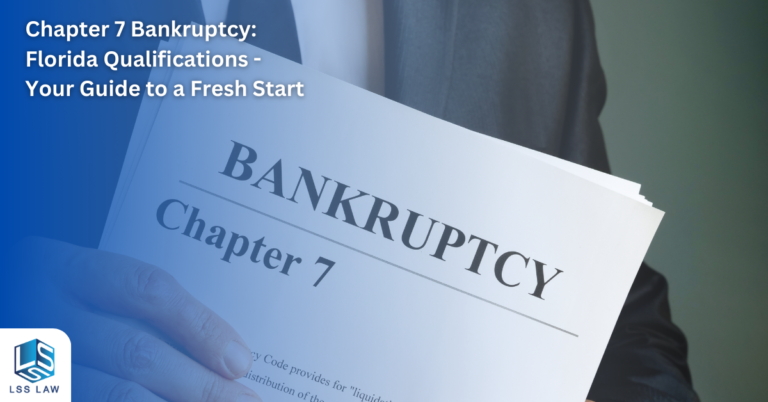 Image of a guidebook for chapter 7 bankruptcy: Florida qualifications.