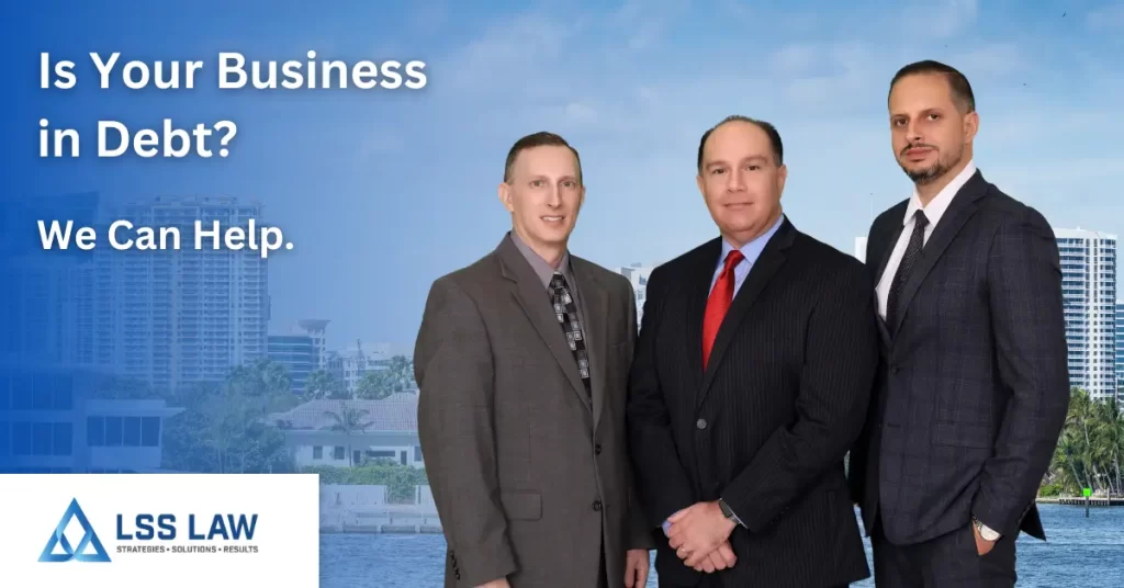 An image showing LSS Law attorneys, experts in Chapter 11 bankruptcy in South Florida